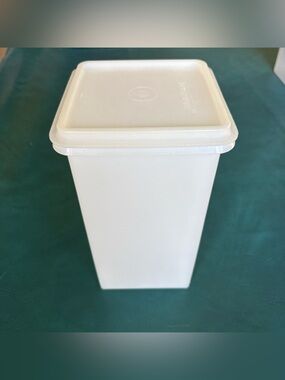 Vintage Tupperware #1314 Saltine Cracker Keeper with #1315 Lid / Seal